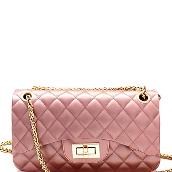 white jelly purse